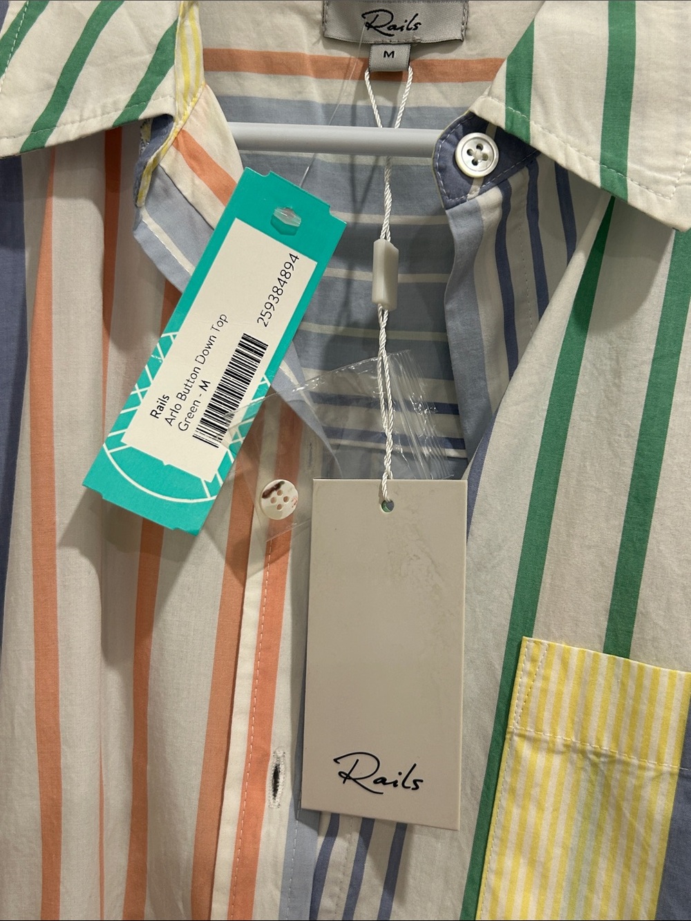 Rails Striped Multi-Color Button-Up Shirt - Picture 2 of 5